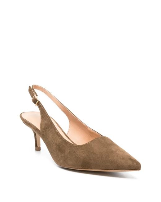 Marella Brown Slingback Heeled Pumps
