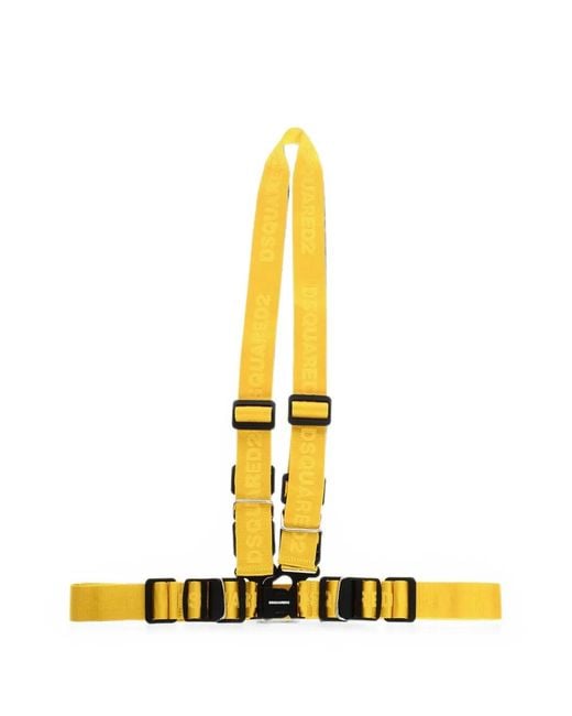 DSquared² Metallic Ceinture À Logo Brodé for men