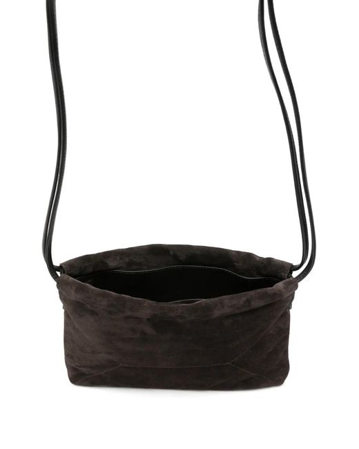 Brunello Cucinelli White Drawstring-Fastening Cross Body Bag