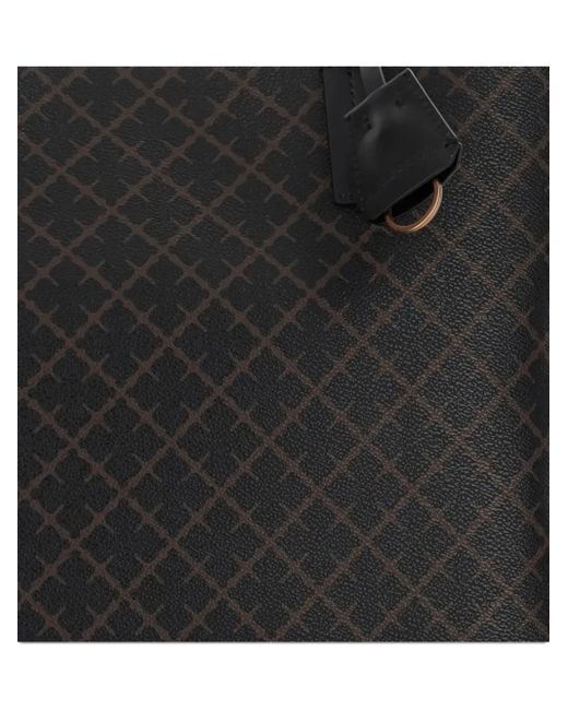 Borsa A Spalla Con Stampa Geometrica di By Malene Birger in Black