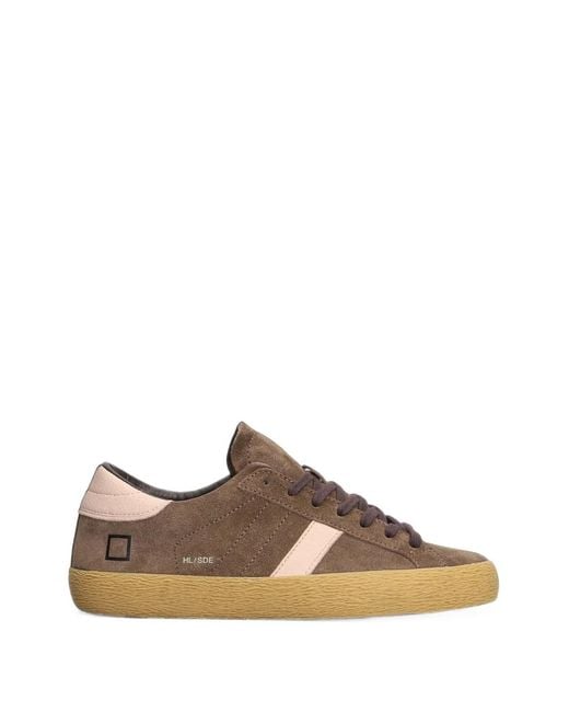 Date Brown Hill Low-Top Sneakers
