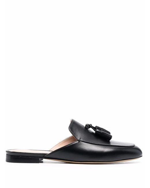 Scarosso Black Giorgina Tassel-Detail Mules