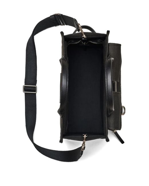 Marc Jacobs Black The Tote Bag Cargo Canvas Tote Bag
