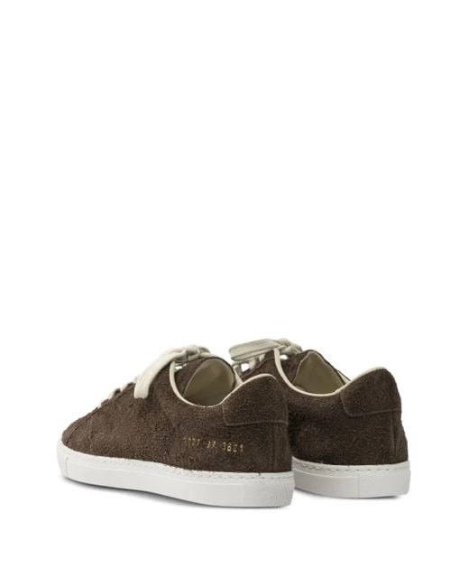 Common Projects Brown Achilles Suede Sneakers