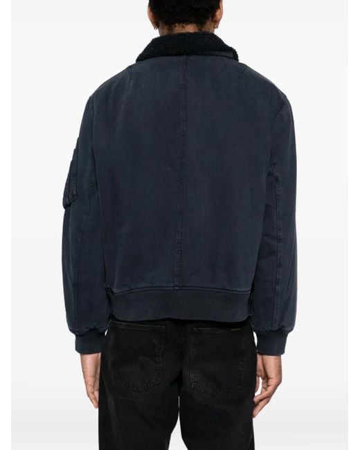 Chaqueta bómber vaquera Rag & Bone de hombre de color Blue