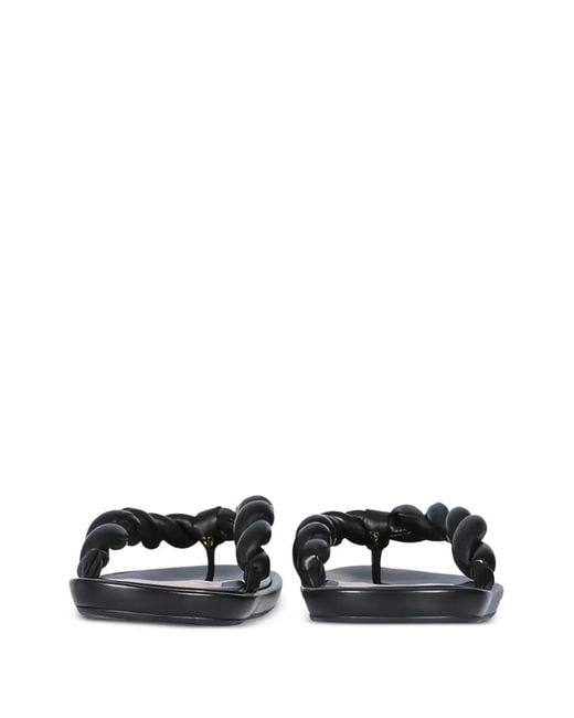 Red(v) White Open-Toe Sandals