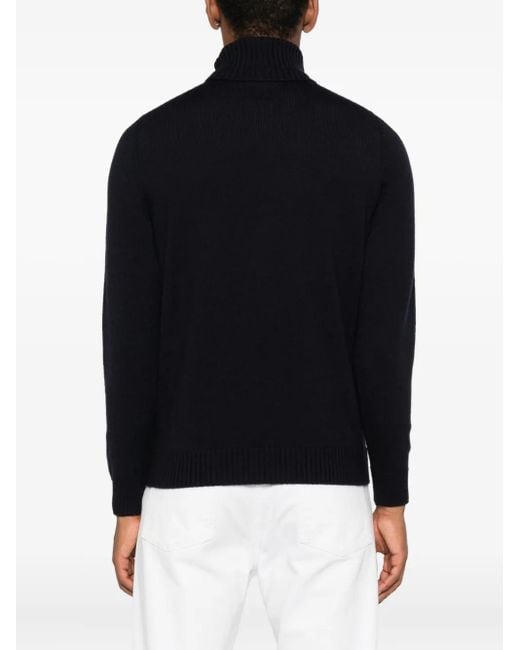 Drumohr Pullover mit Rollkragen in Black für Herren
