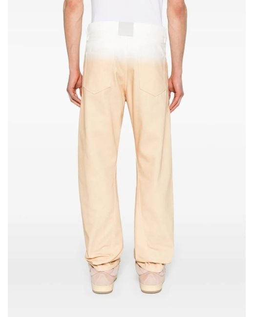 Lanvin Natural Mid-rise Straight-leg Jeans for men