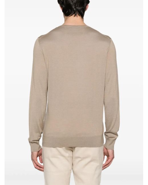 Zegna Natural Fine-Knit T-Shirt for men