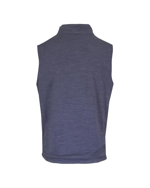 Peter Millar Blue Ryder Reversible Zip-Up Gilet for men