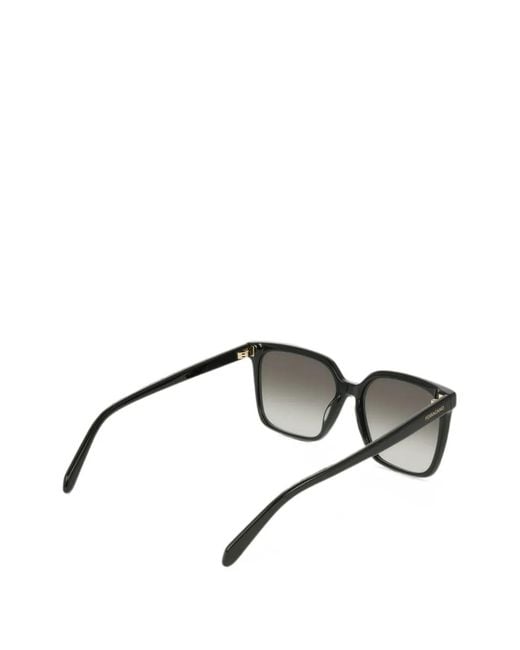 Ferragamo Eyewear Metallic Square-Frame Sunglasses