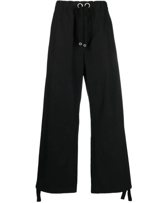 Versace Black Stylish Cotton Trousers For for men