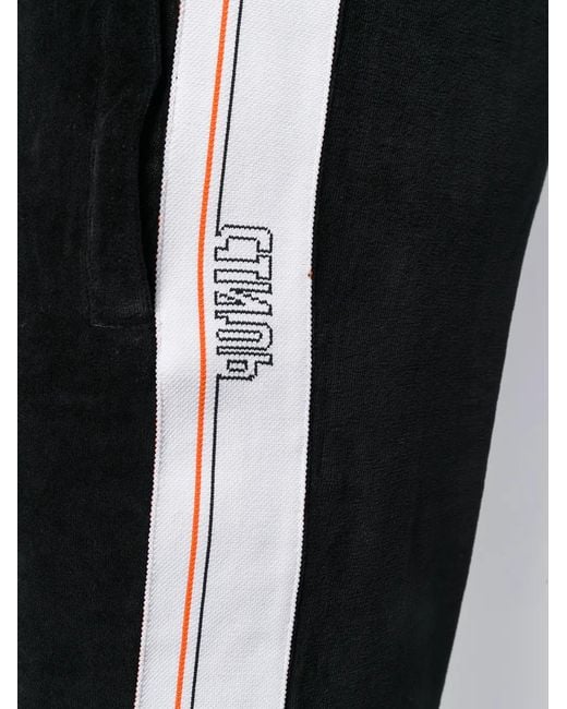 Heron Preston Black Side Panel Track Trousers for men
