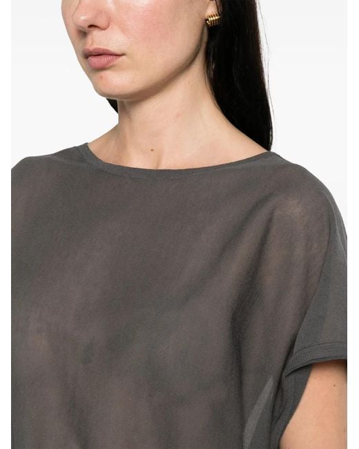 Drykorn Gray Gerlotta Short-Sleeve T-Shirt