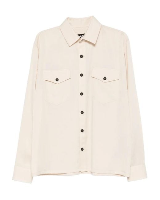 Notrainproof Natural Flap-Pocket Shirt for men