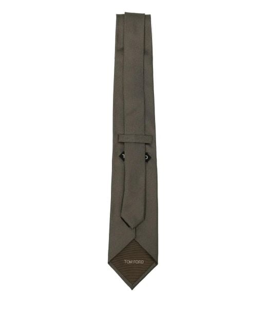 Tom Ford White Silk Tie for men
