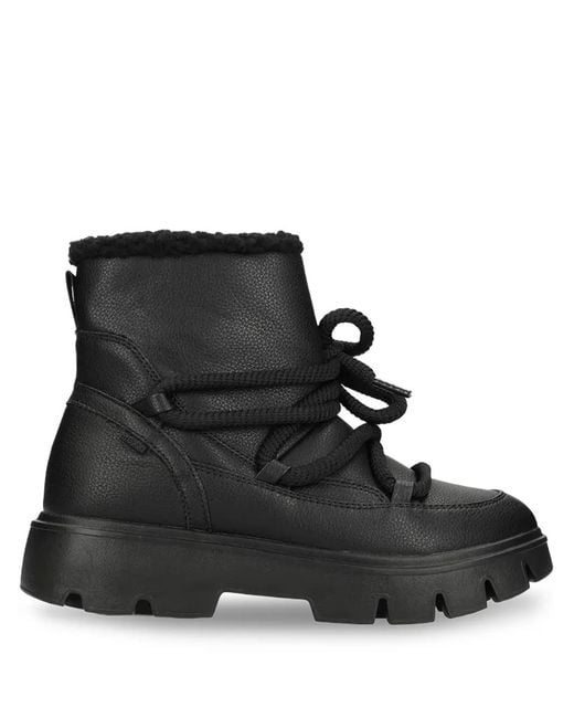 Mexx Black Lace-Up Ankle Boots