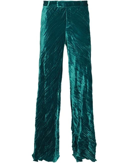 Etro Fluwelen Broek in het Green