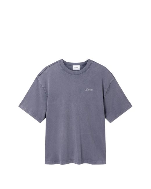 Axel Arigato Blue Honor Washed T-Shirt for men