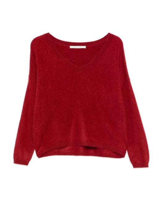 ABSOLUT CASHMERE Red Soeli V-Neck Sweater