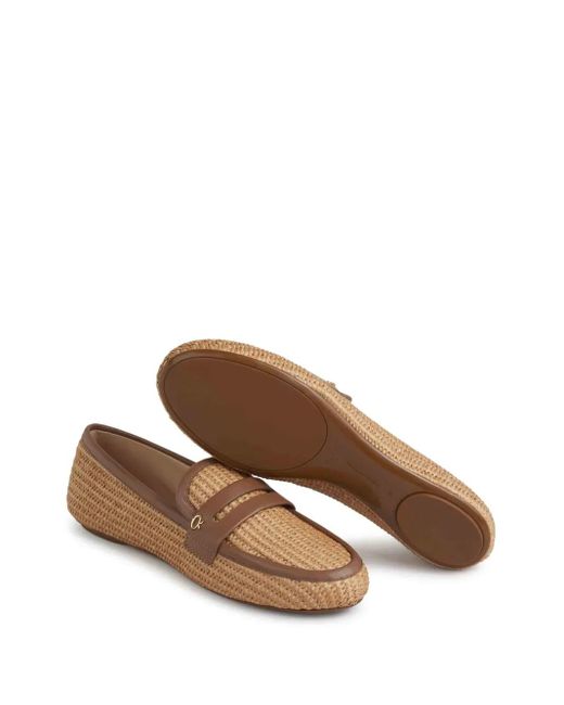 Gianvito Rossi Giorgia ローファー Brown