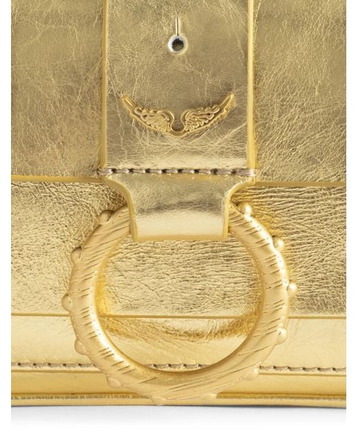 Zadig & Voltaire Metallic Bag Kate Retro Metal Wallet