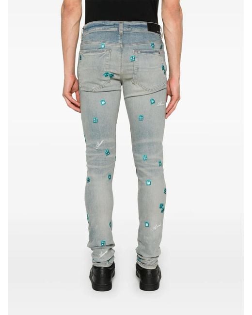 Amiri Dice Jeans in het Blue voor heren