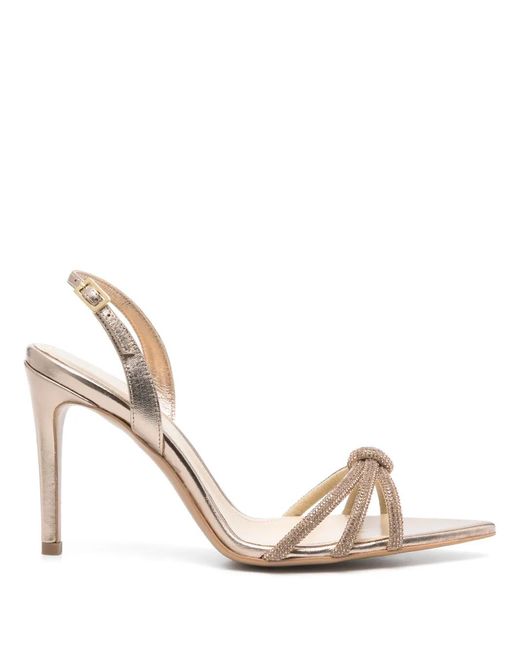 Ginissima Metallic 95Mm Daisy Sandals