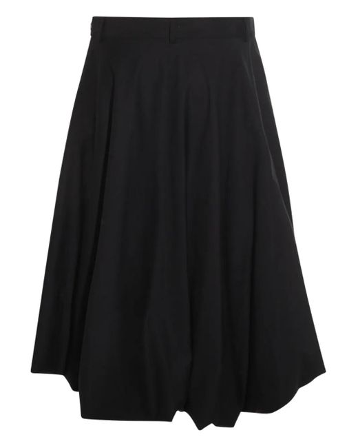 Moschino Black Bubble-Hem Skirt