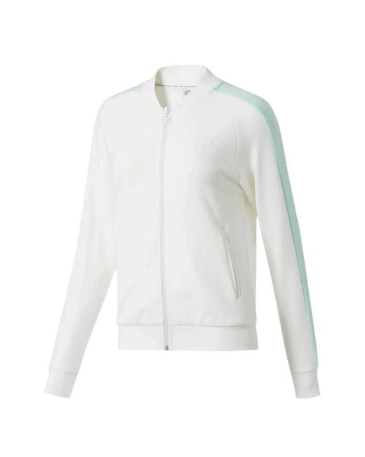 PUMA White Classics T7 Zip Sweatshirt