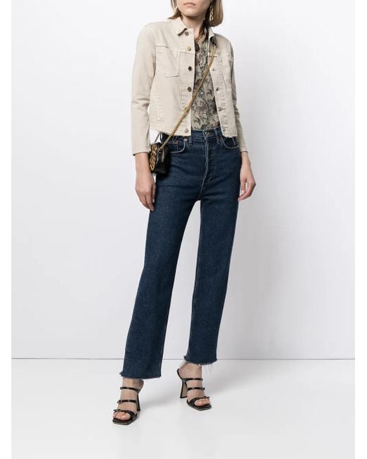 L'Agence Natural Janelle Raw-Edge Jacket