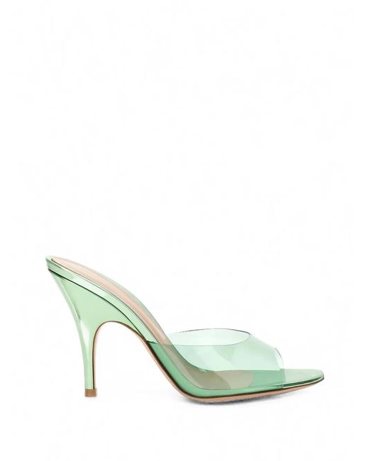 Gianvito Rossi Green Sofia Mules 95