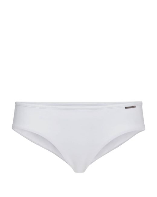 Slip bikini a vita media di Brunello Cucinelli in White