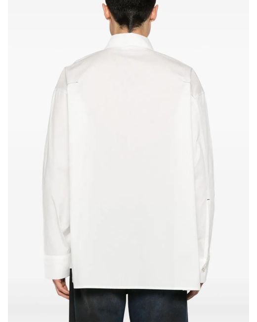 Camicia Con Ricamo di A_COLD_WALL* in White da Uomo