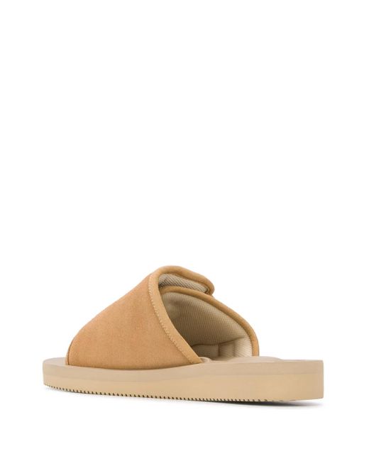 Suicoke Natural Double-Strap Slides for men