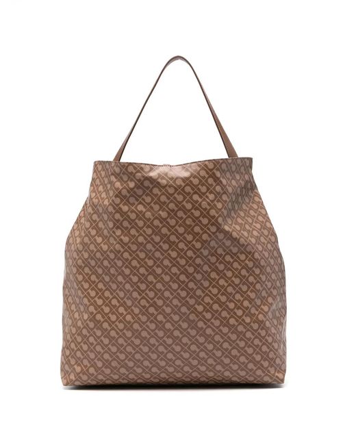 Gherardini Brown Monogram Tote Bag