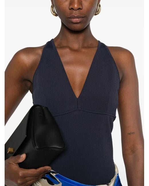 Max Mara Jersey Top in het Blue