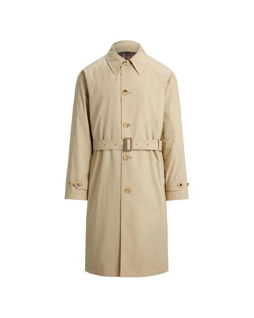 Polo Ralph Lauren Natural Balmacaan Buttoned Coat for men