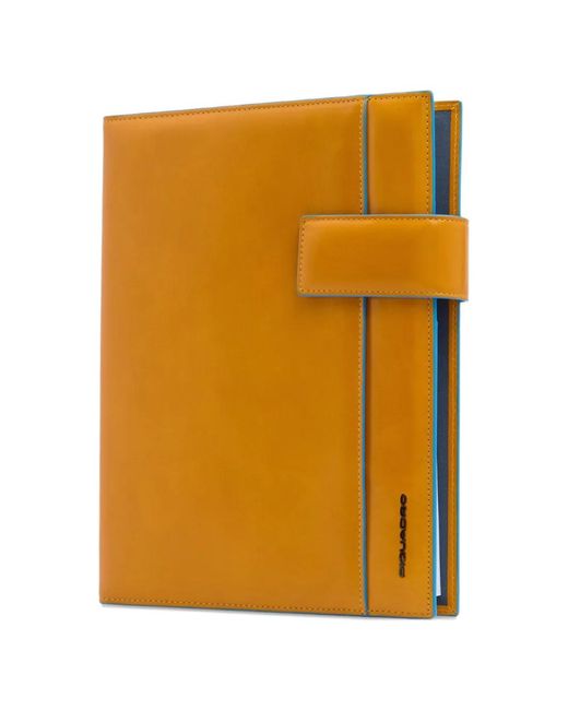 Piquadro Yellow Weekly Planner