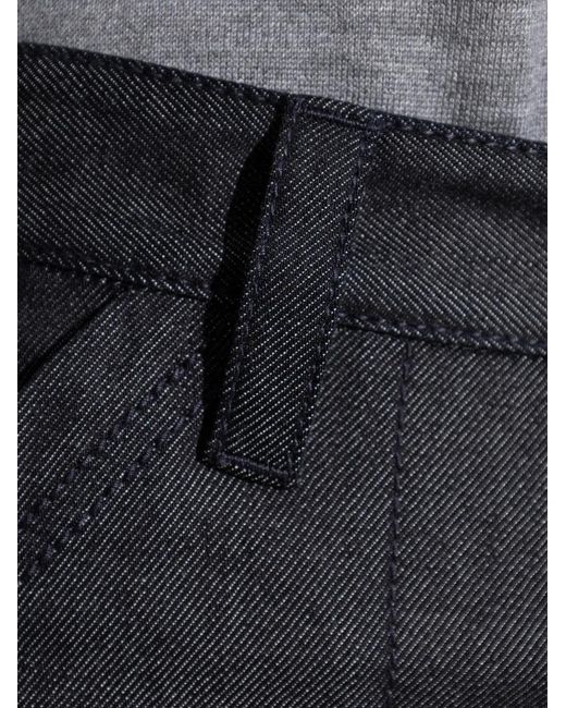 Jean À Patch Logo Jil Sander en coloris Blue
