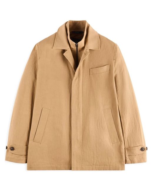 Fay Natural Button-Up Jacket for men