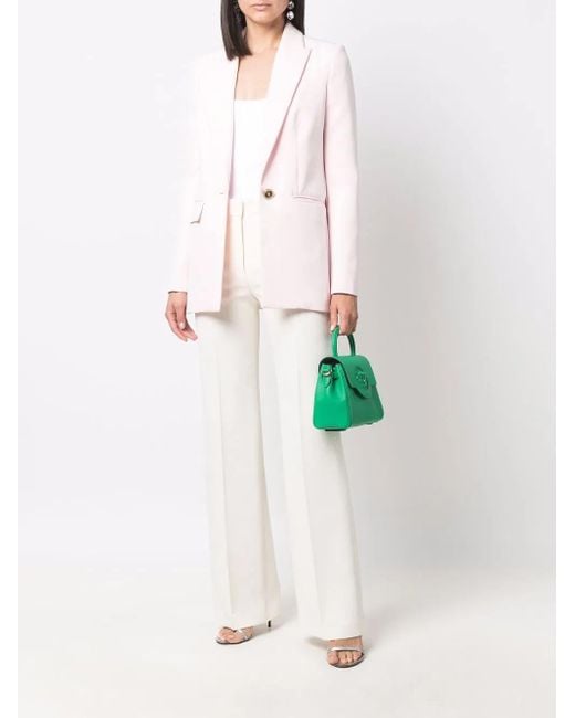 Philipp Plein Pink Single-Breasted Blazer
