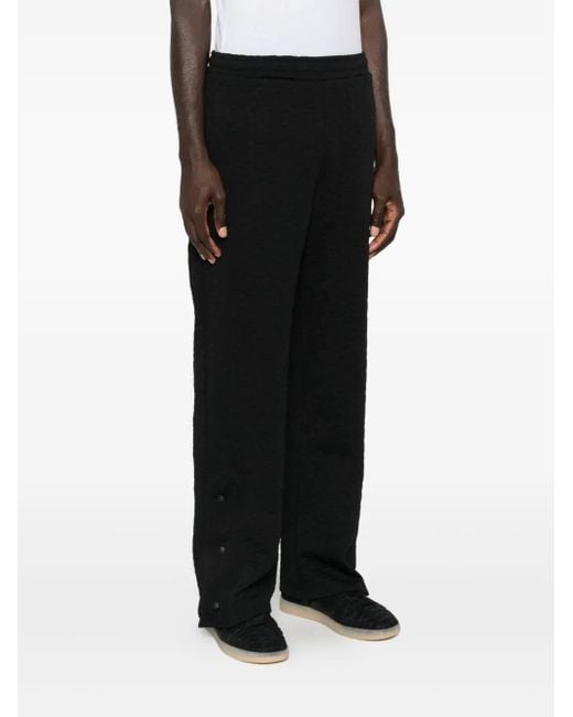 Gcds Black Cotton Trousers for men