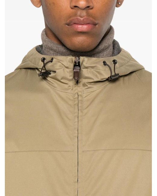 Canali Natural Zip-Fastening Jacket for men