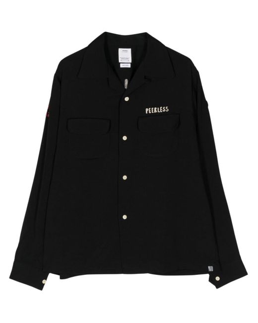 Camicia Keesey con ricamo di Visvim in Black da Uomo