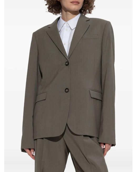 Loewe Gray Wool Blazer
