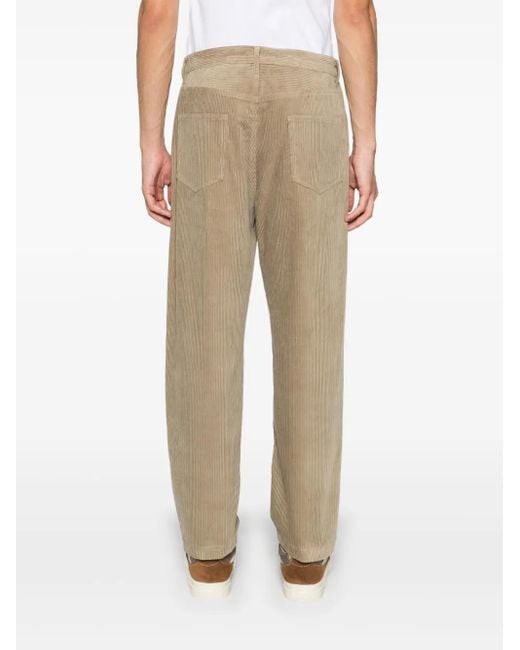 A.P.C. Natural Achille Corduroy Trousers for men