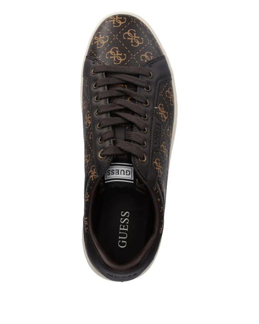 メンズ Guess ロゴ スニーカー Black