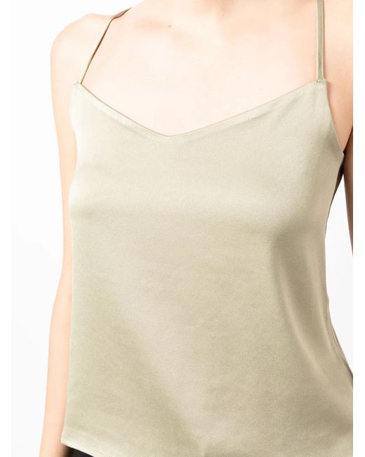 GOODIOUS Natural V-Neck Slip Top