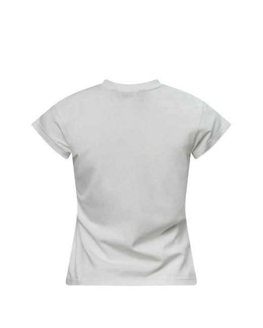 Pushbutton Gray Star-Patch T-Shirt
